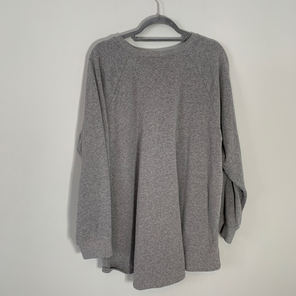 Torrid Womens Plus Size 4 Graphic Sweatshirt Grey If It Makes You Happy Pullover - Picture 8 of 12